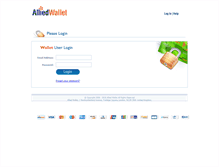 Tablet Screenshot of members.alliedwallet.com